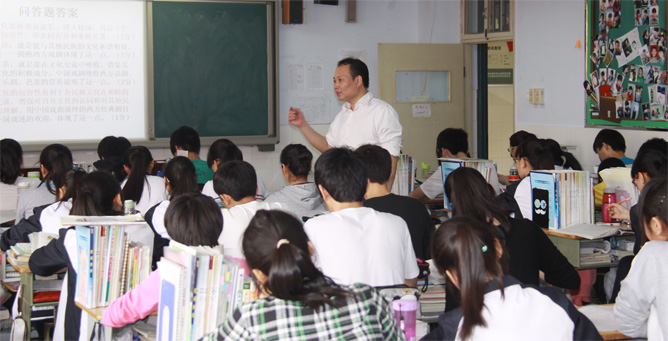 郑州五中课堂照片